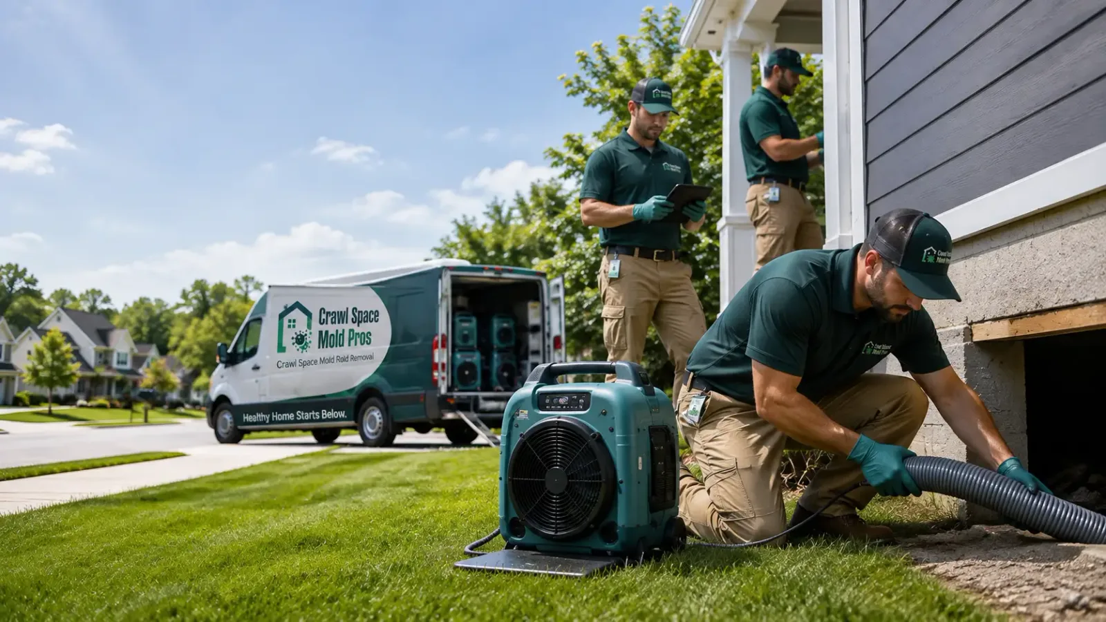 Crawl Space Mold Removal in Colfax, WA
